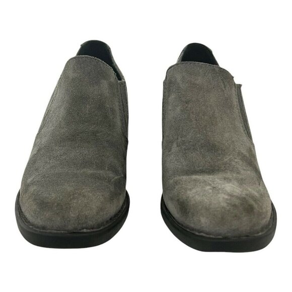 Born Women's Size 6.5 Fredrika Bootie F52542 Gray Suede Ankle Boot - Picture 2 of 9